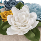 VG|a-blue|3D Flower Throw Pillow Cover