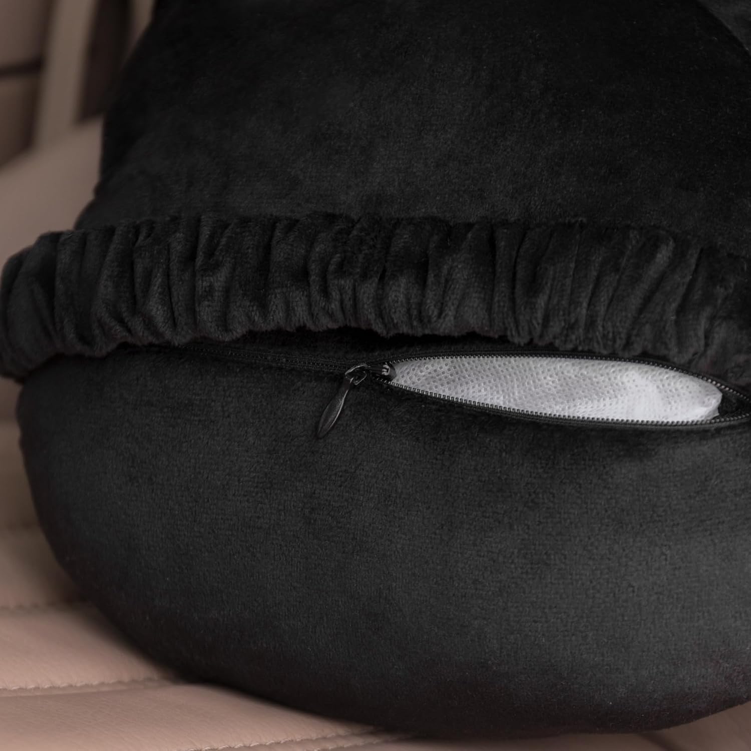 3D Dog Car Neck Pillow Decorative Animal Car Headrest Neck Support for Travel Home Office