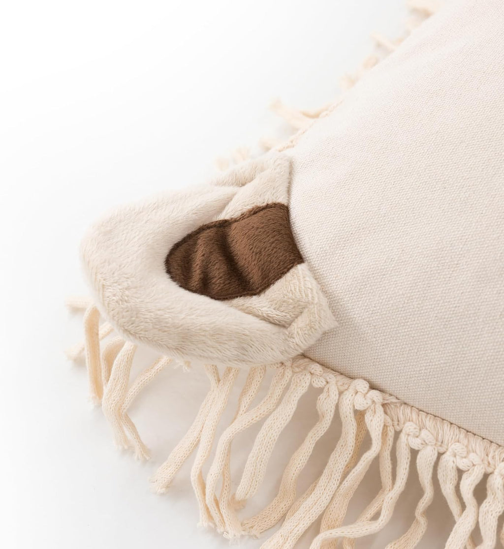 VG|s-lion|Decorative Throw Pillow Covers Accent Lion Pattern Chenille Cushion Covers Pillowcases for Couch Bed Living Room Home
