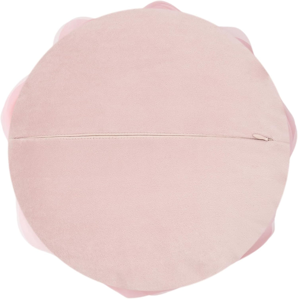 VG|rose-gold|3D Flower Throw Pillow Cover