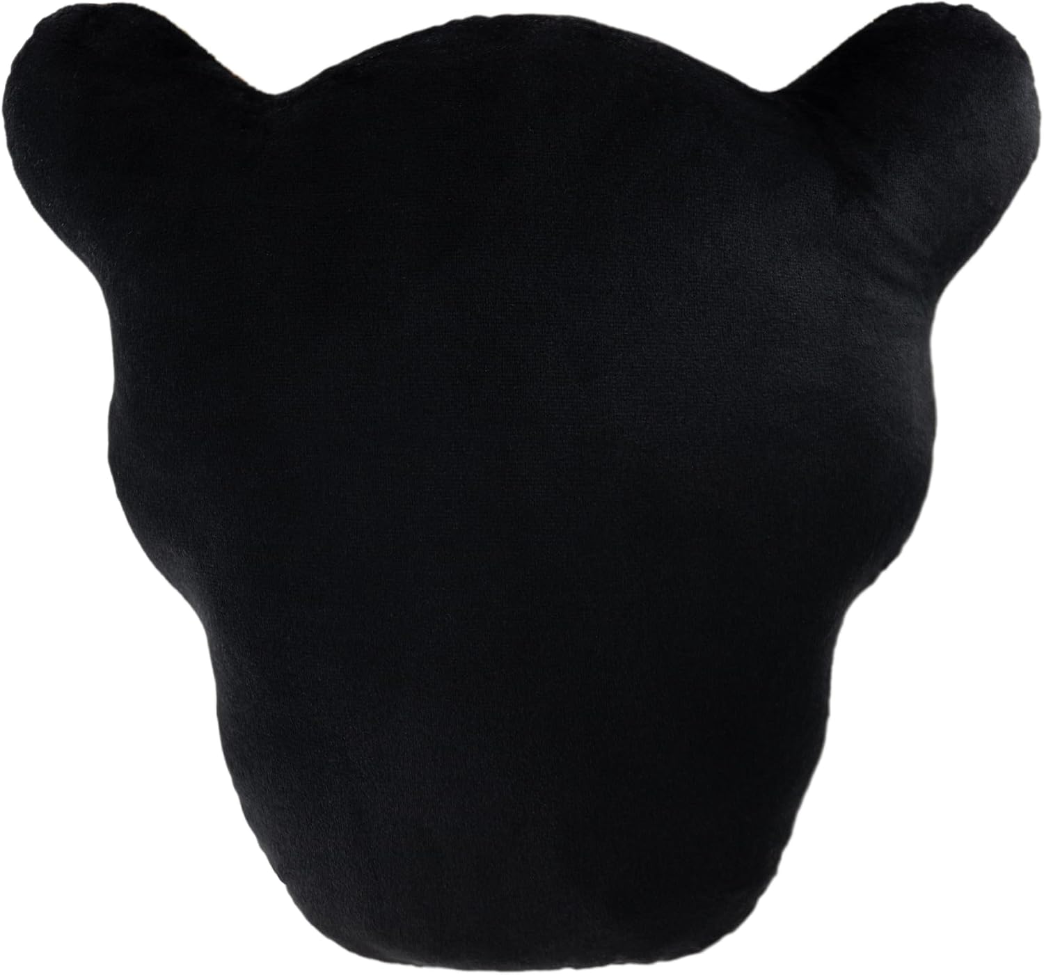 3D Leopard Face Shaped Throw Pillow, Embroidered Animal Decorative Cushion