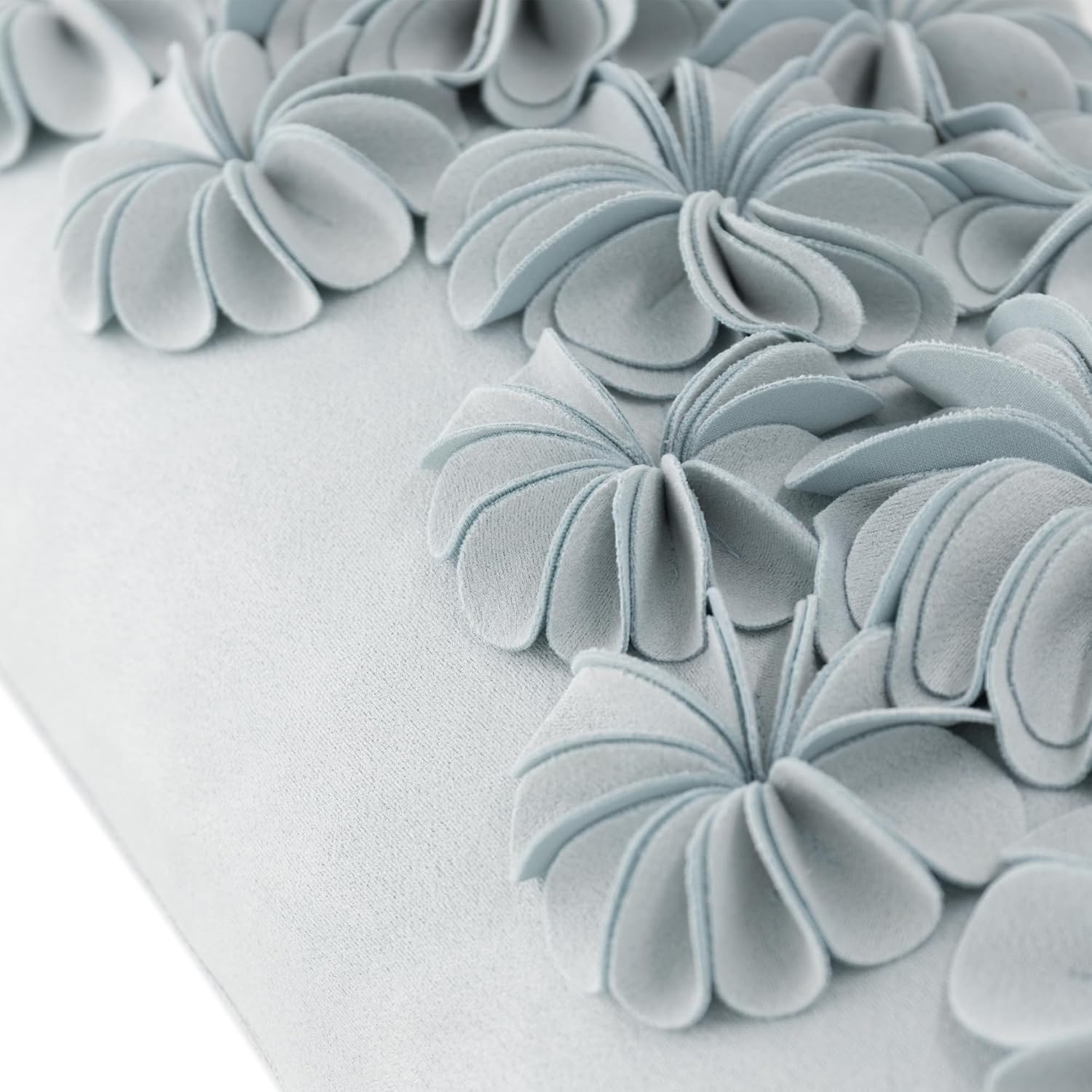 3D Handmade Flower Soft Throw Pillow Cover