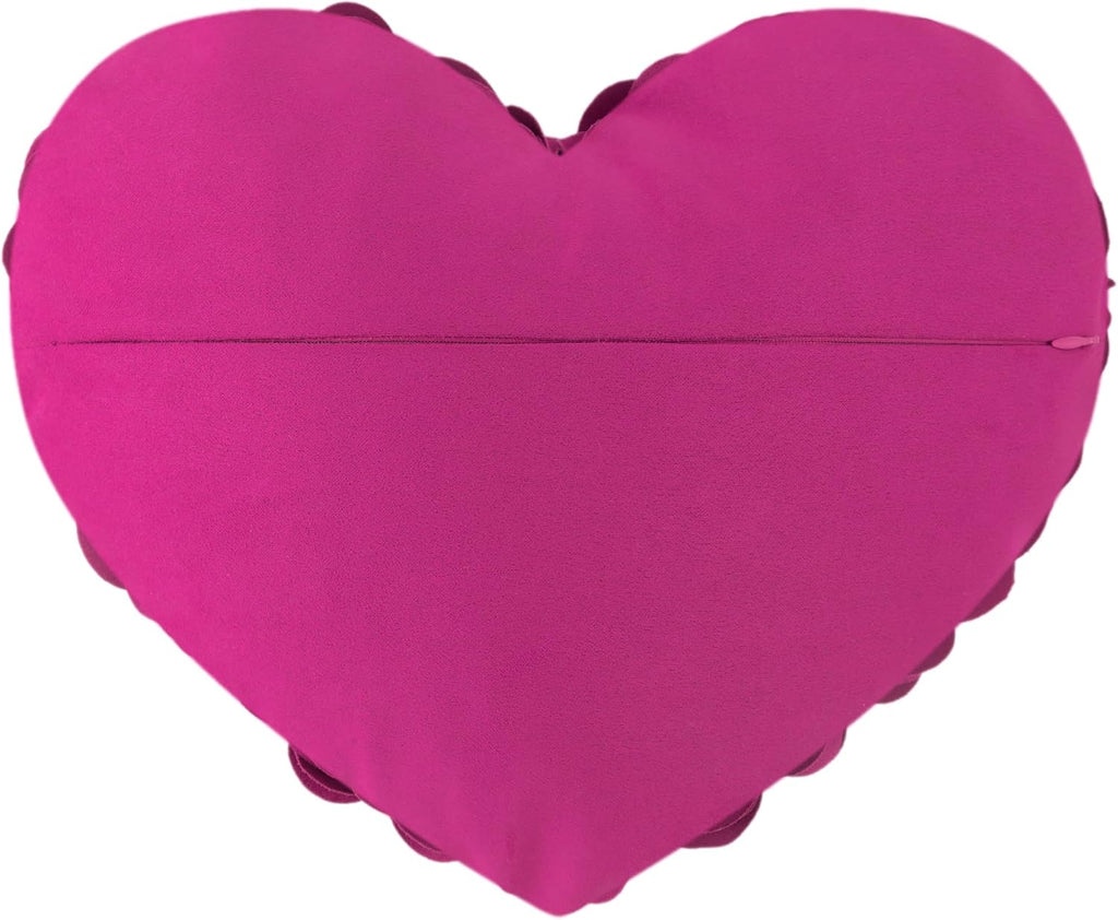 VG|purple-red|Heart Flower Throw Pillow Covers