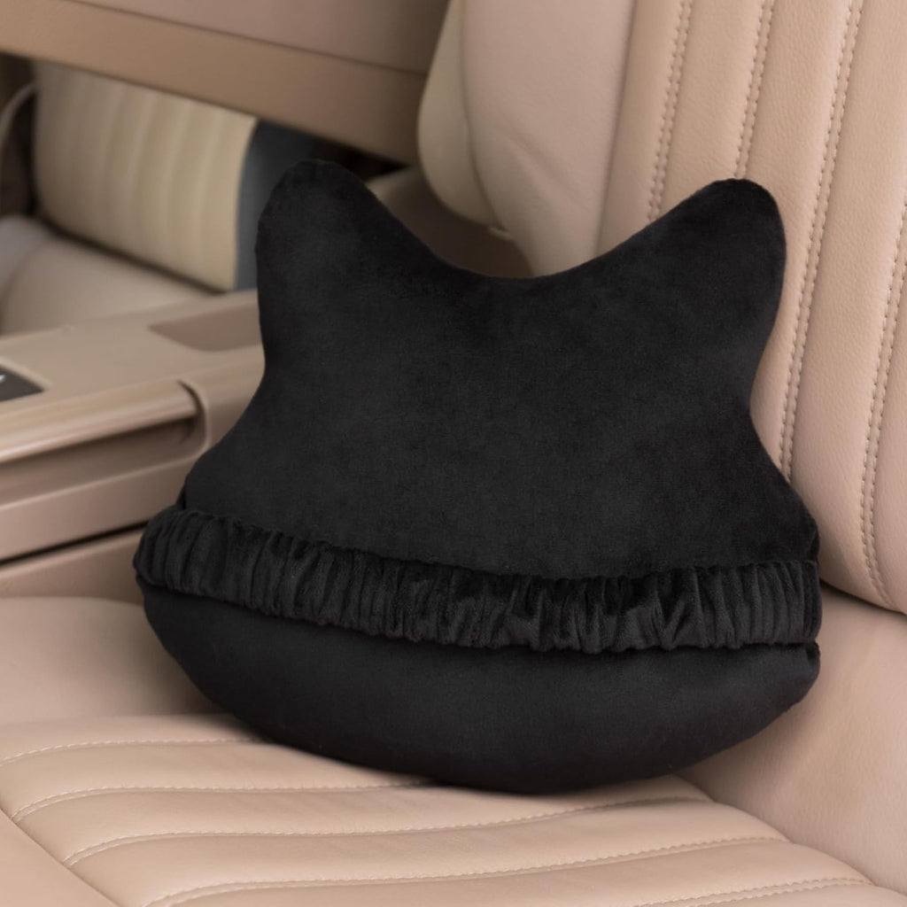 3D Dog Car Neck Pillow Decorative Animal Car Headrest Neck Support for Travel Home Office