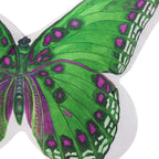 VG|green|3D Butterfly Throw Pillow, Hot Pink