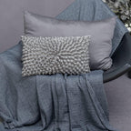 VG|a1-lght-grey-velvet|3D Flower Throw Pillow Cover, Velvet, Light Grey