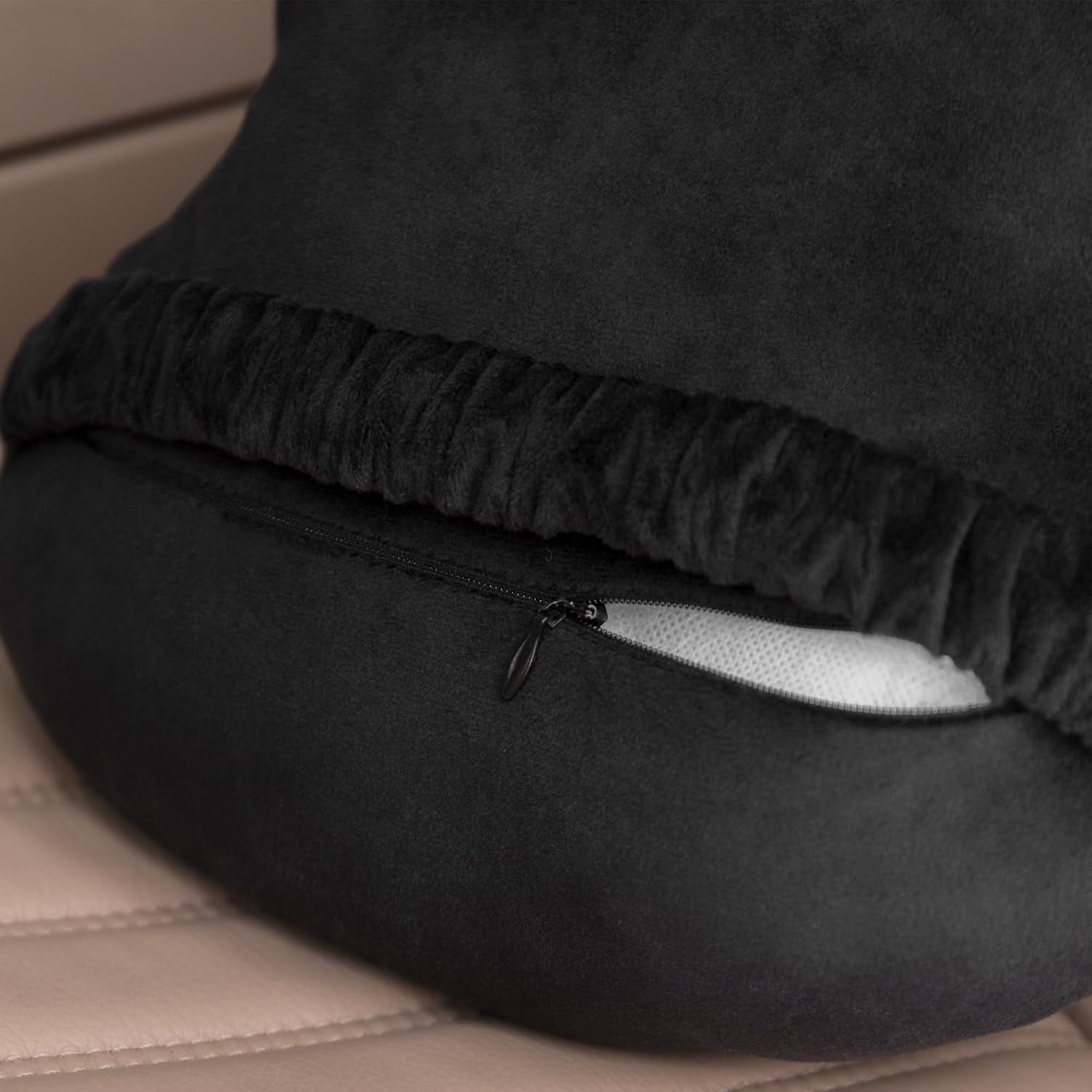 3D Dog Car Neck Pillow Decorative Animal Car Headrest Neck Support for Travel Home Office