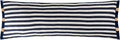 Hand Sewn Button Lumbar Throw Pillow Cover - Navy Blue