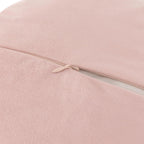 VG|rose-gold-pink|3D Flower Throw Pillow Cover Decorative Round Cushion Floral Accent Pillowcase for Bedroom Living Room Bed Couch Pink Velvet