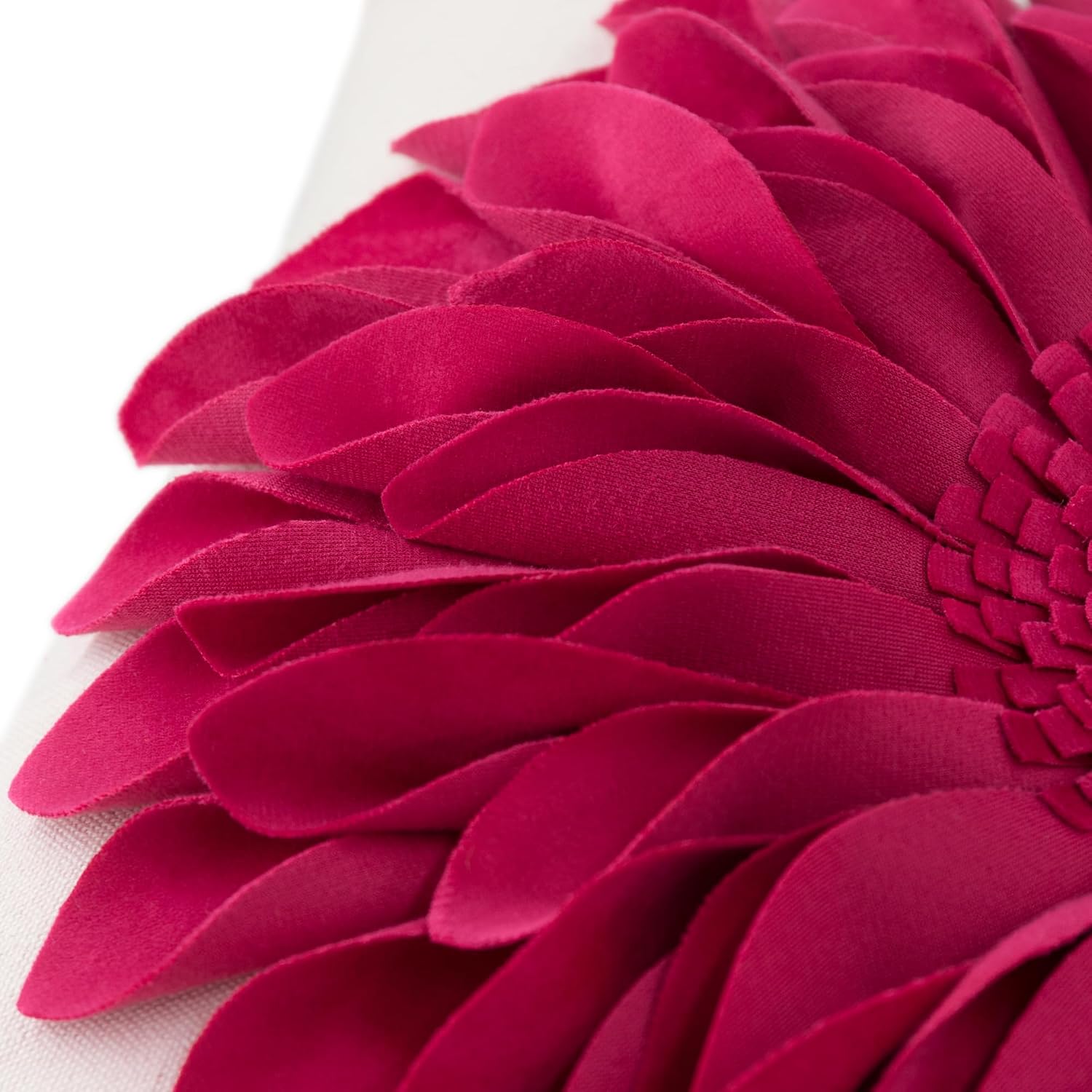 VG|red-rose-red-beige-canvas|3D Sunflowers Throw Pillow Cover Wine Red