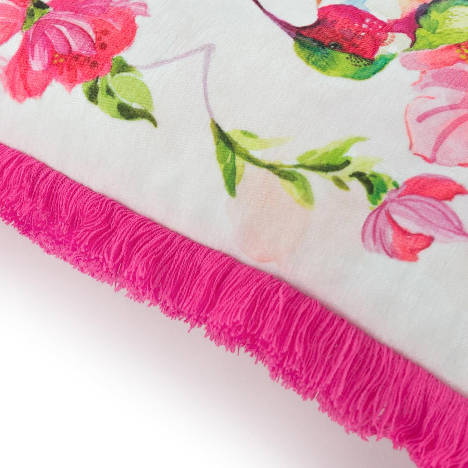 VG|hot-pink-hummingbird-2|ove irds Throw Pi ow Cover ue Green
