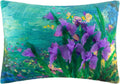 Purple Vintage Flower Throw Pillow Cover - Default Title