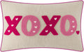 Embroidery XOXO Throw Pillow Cover Valentine's Day Cushion Cover Decorative Pillow Case for Sofa Couch Chair Bed Home Living Room - Default Title