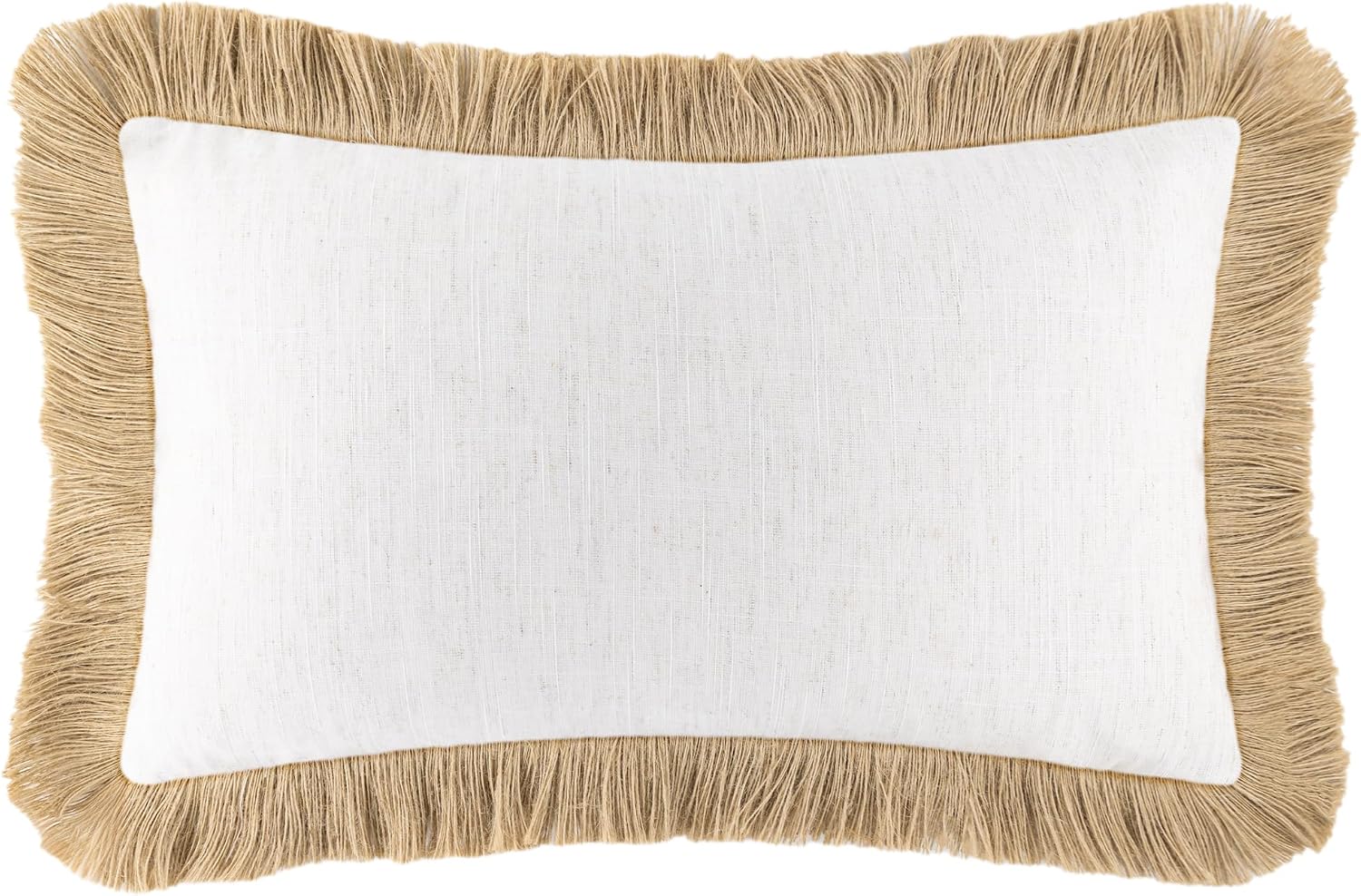 Decorative Tropical Throw Pillow Cover with Tassels