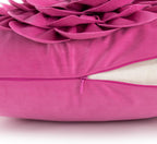 VG|fuchsia|3D Flower Throw Pillow Covers