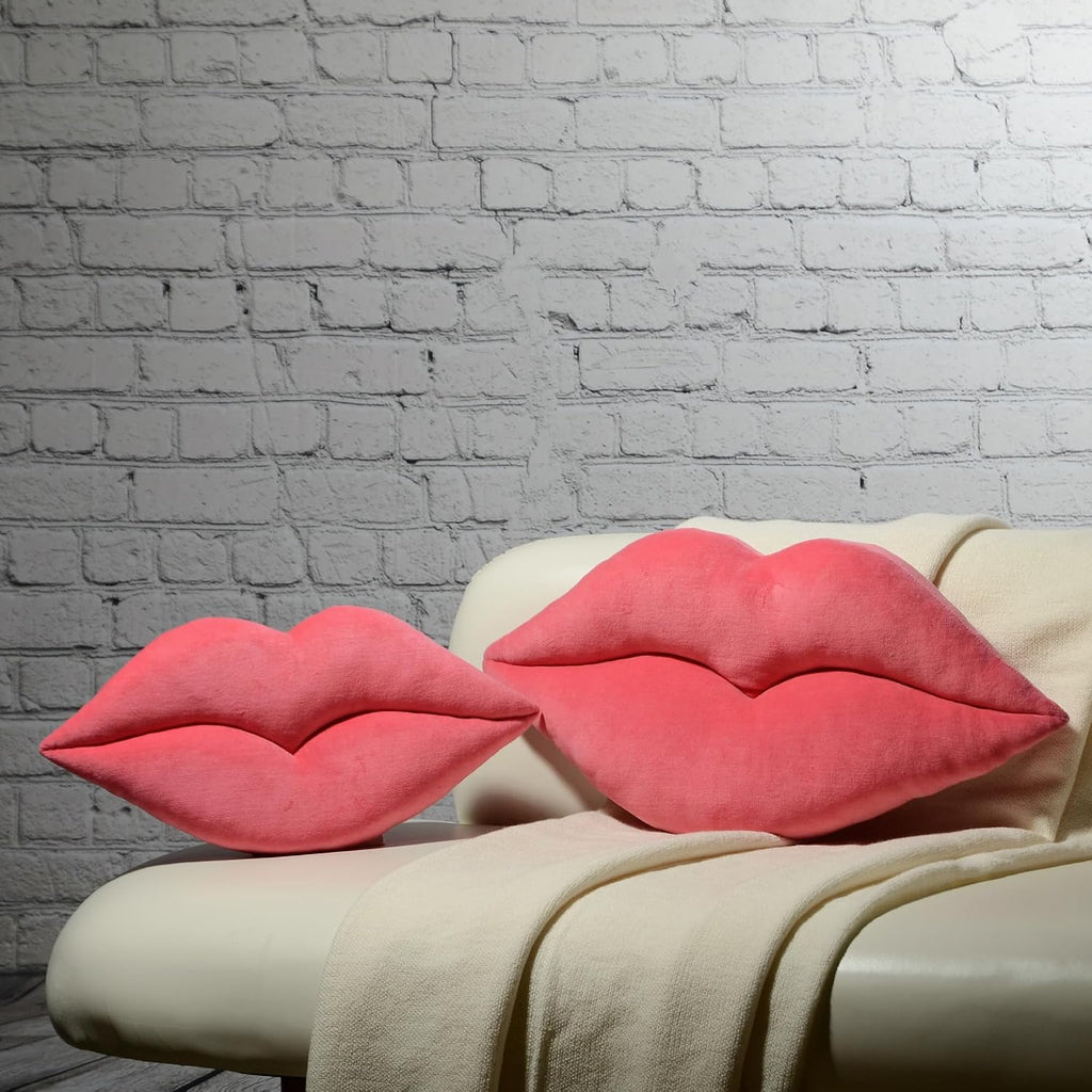 3D Lip Throw Pillow Cute Decorative Pillow Soft Cushion for Sofa Couch Bed Home Decor Girls