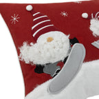 VG|red|Decorative Christmas Santa Gnome Throw Pillow Cover Holiday Design