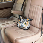 3D Owl Car Neck Pillow Decorative Animal Car Headrest Neck Support for Travel Home Office