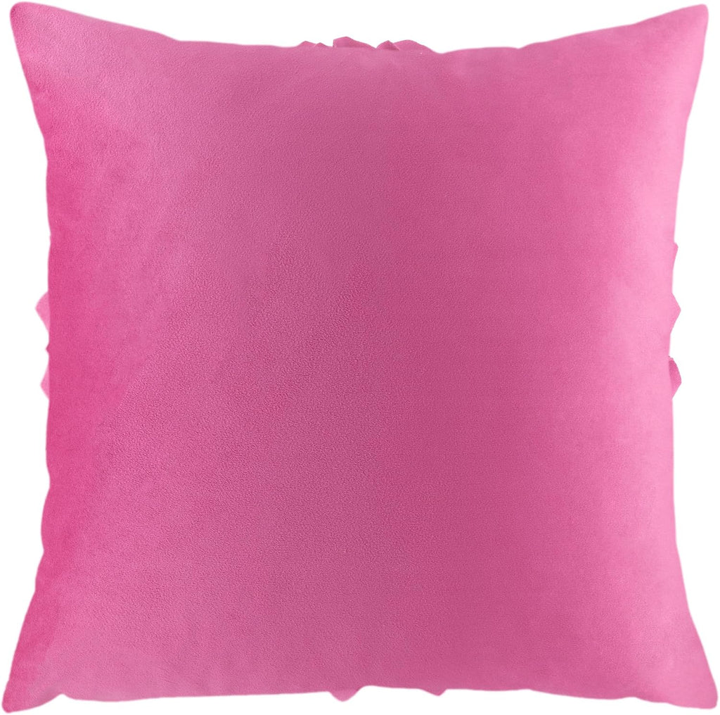 VG|red-fuchsia|3D Sunflowers Throw Pillow Cover Wine Red