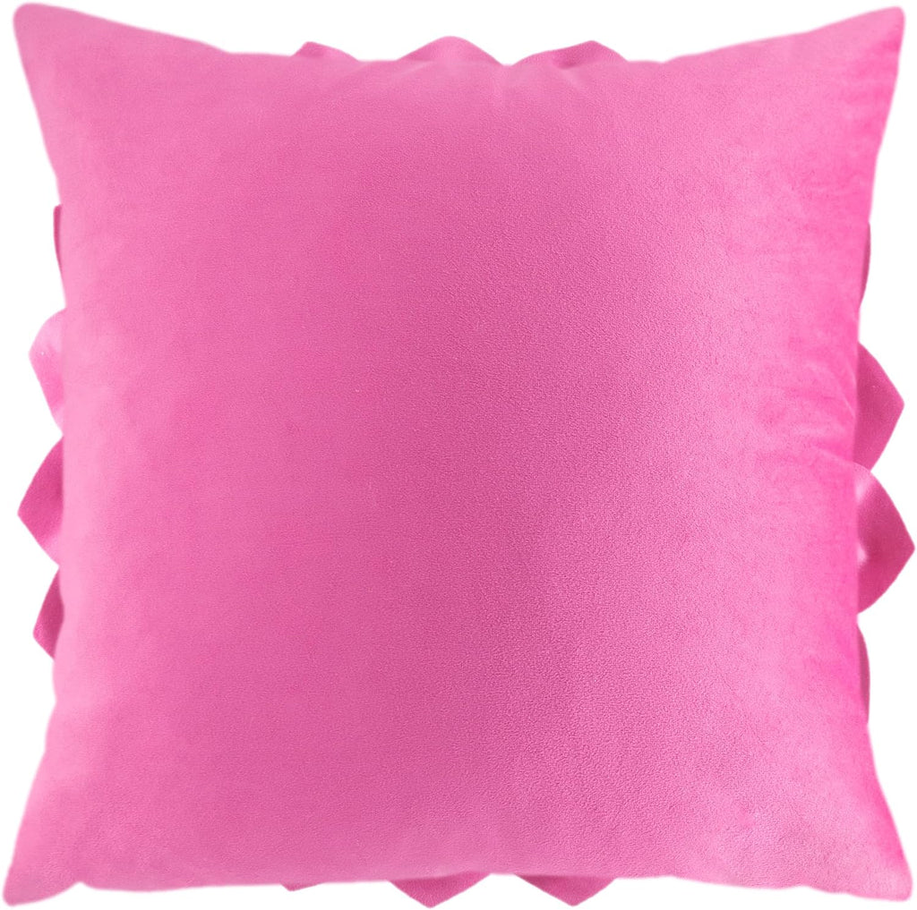 VG|fuchsia|3D Flower Throw Pillow Covers