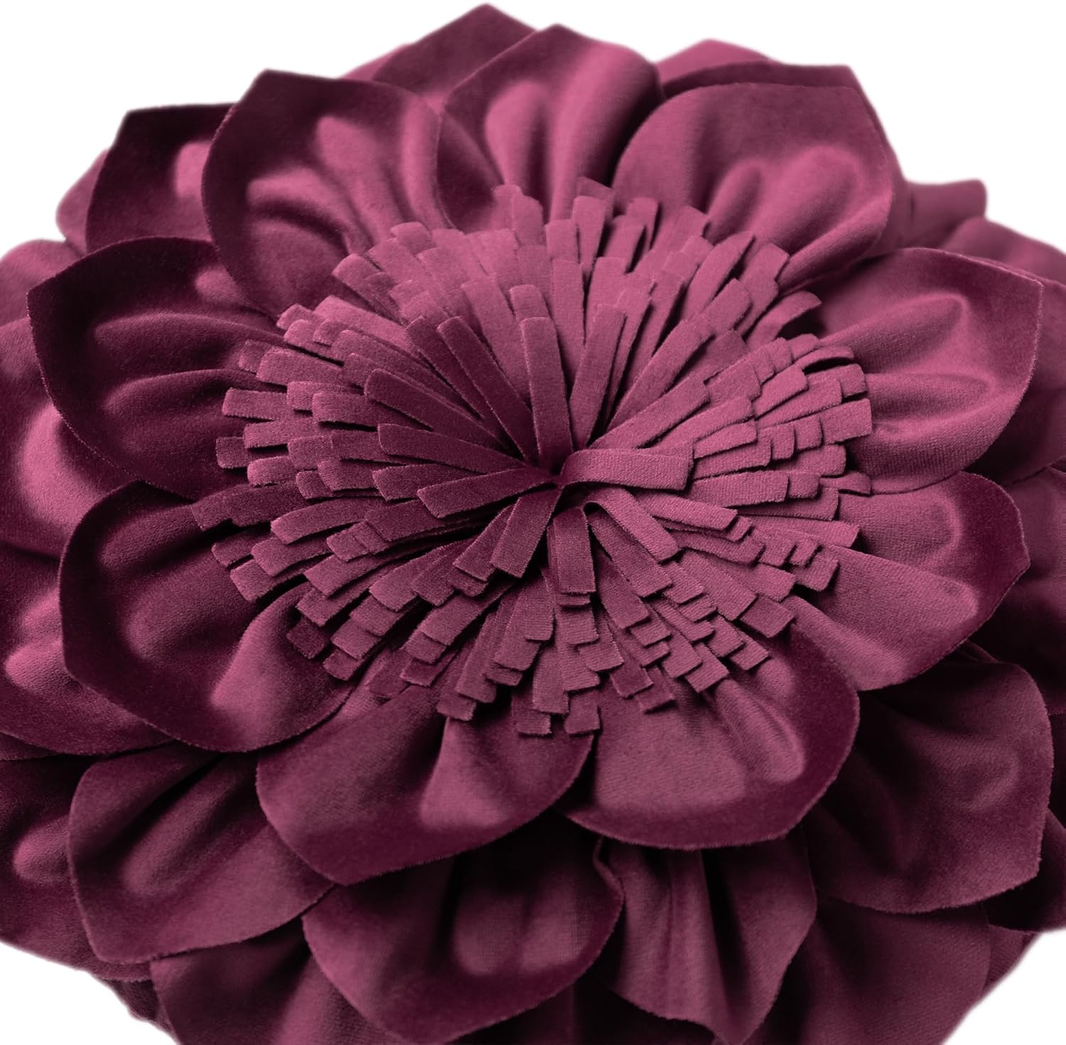 VG|wine-red|Decorative Throw Pillow with Insert
