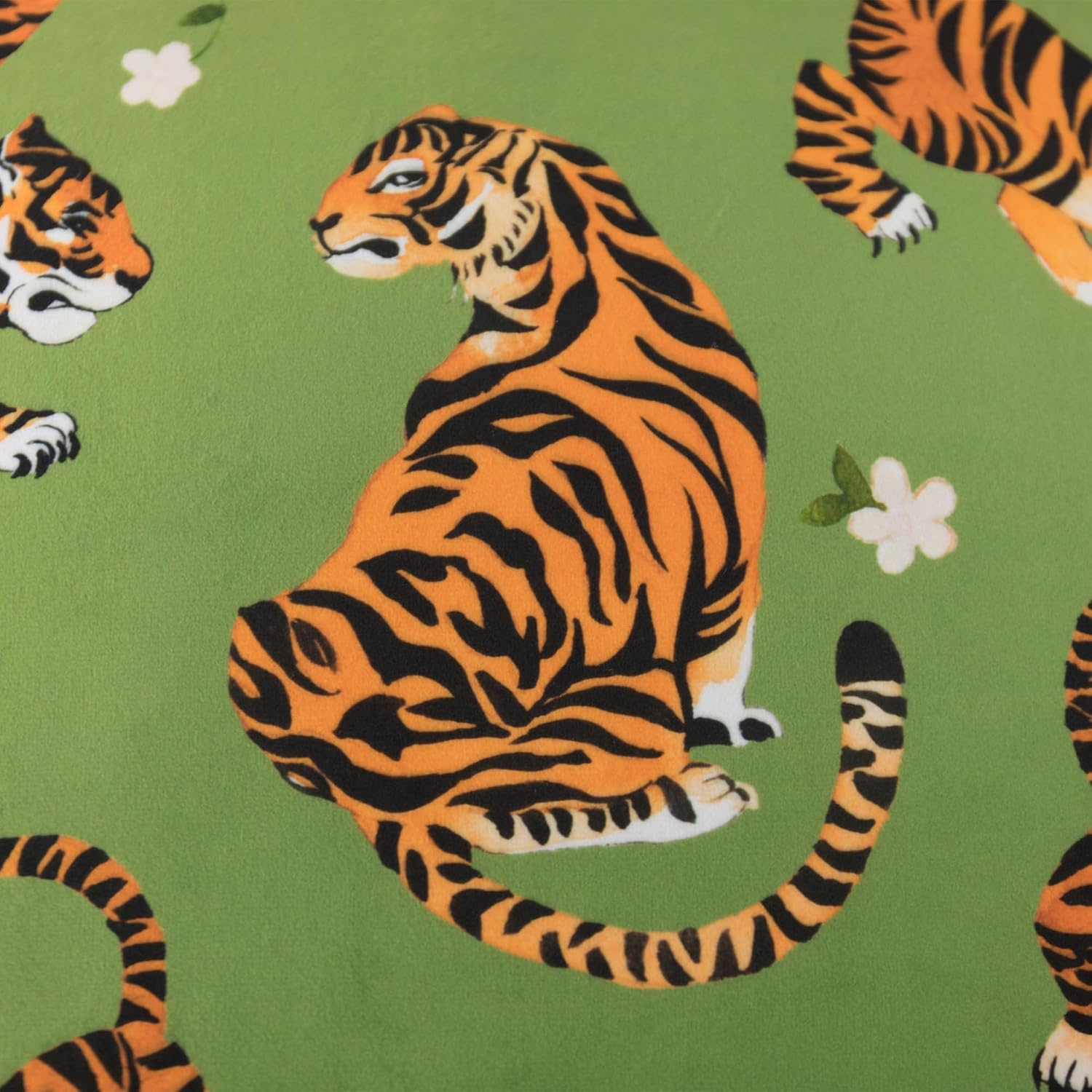 Printing Tiger Throw Pillow Cover