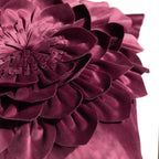 VG|wine-red|3D Flower Throw Pillow Covers
