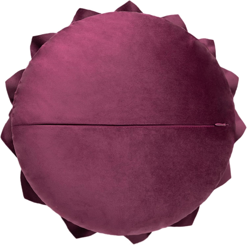 VG|wine-red|Decorative Throw Pillow with Insert