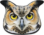3D Owl Car Neck Pillow Decorative Animal Car Headrest Neck Support for Travel Home Office - Default Title