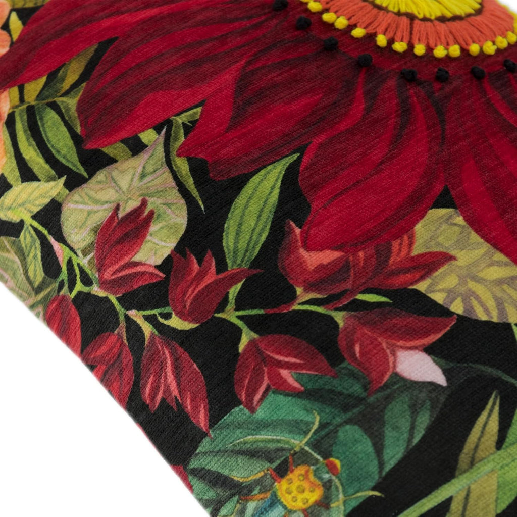 VG|red-sunflower|Parrot Throw Pillow Cover Soft Pillow Case Decorative Cushion Cover for Sofa Couch Chair Bed Living Room