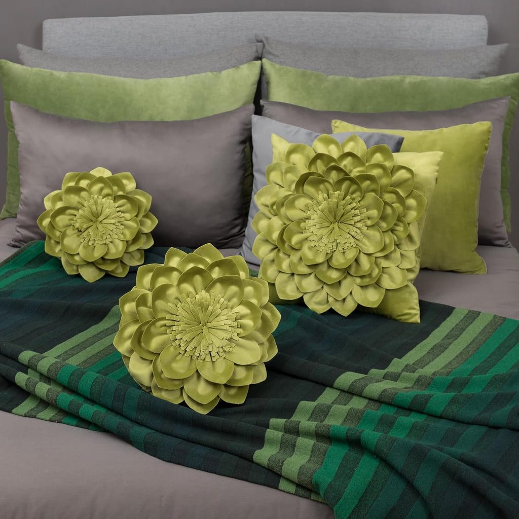 VG|green|Decorative Throw Pillow with Insert
