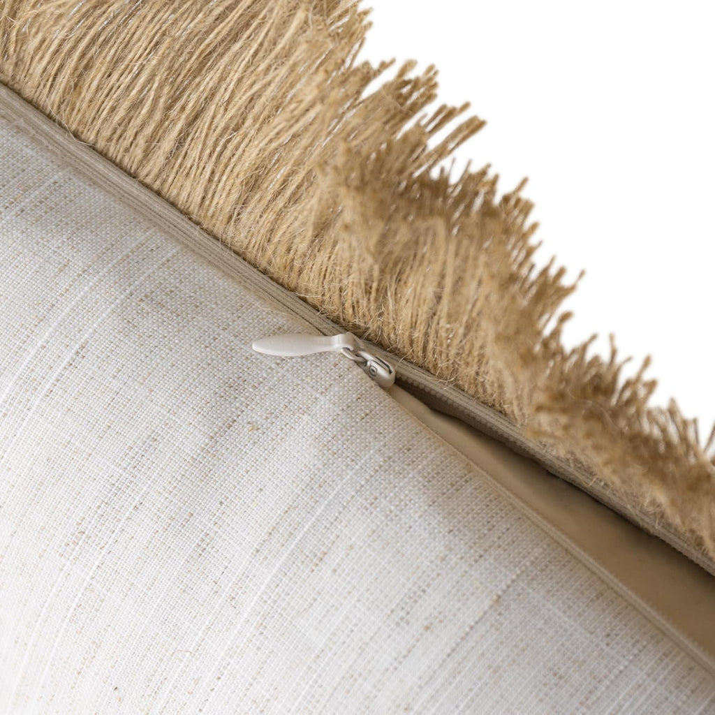 Decorative Tropical Throw Pillow Cover with Tassels
