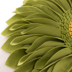 VG|green-banana-green|3D Sunflowers Throw Pillow Cover Wine Red