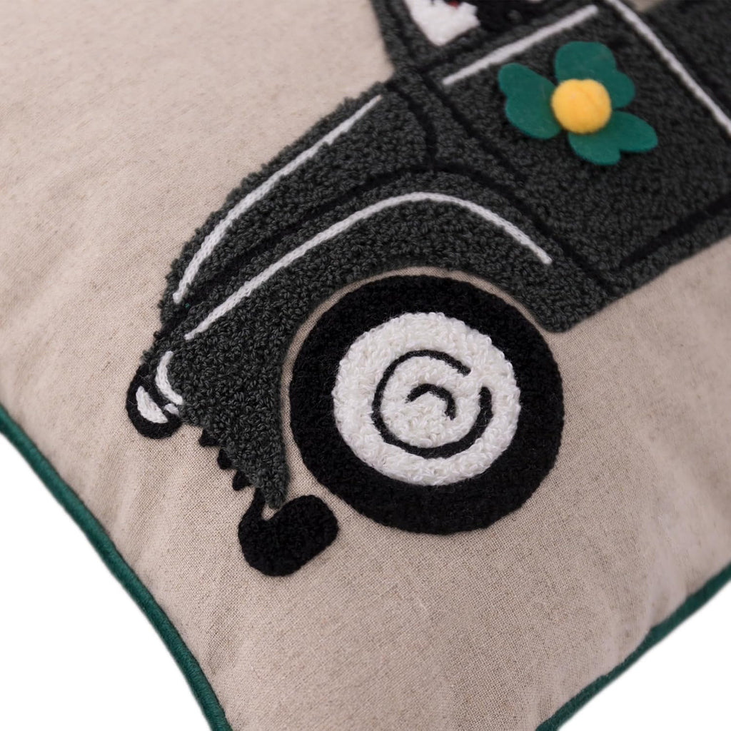 St Patricks Day Lucky Clover Throw Pillow Cover Shamrock Green Pillow Case Holiday Decor Cushion Cover for Sofa Couch Living Room Bed
