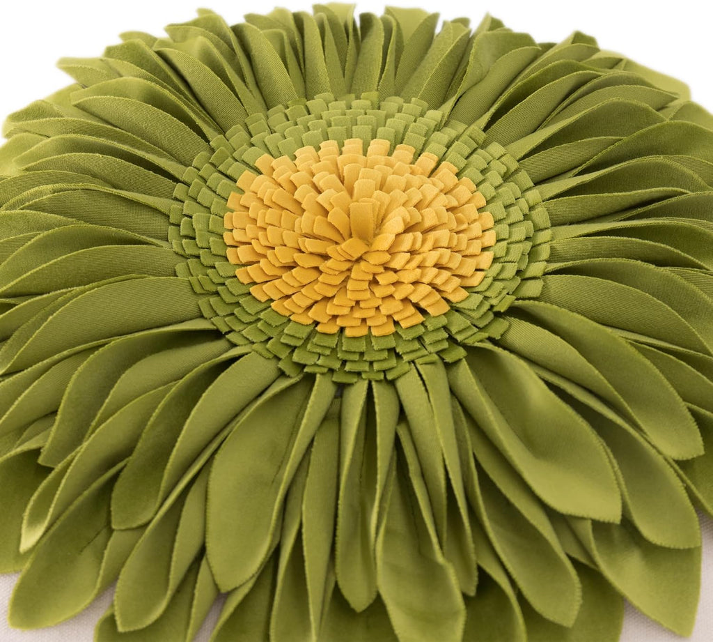 VG|green-banana-green|3D Sunflowers Throw Pillow Cover Wine Red