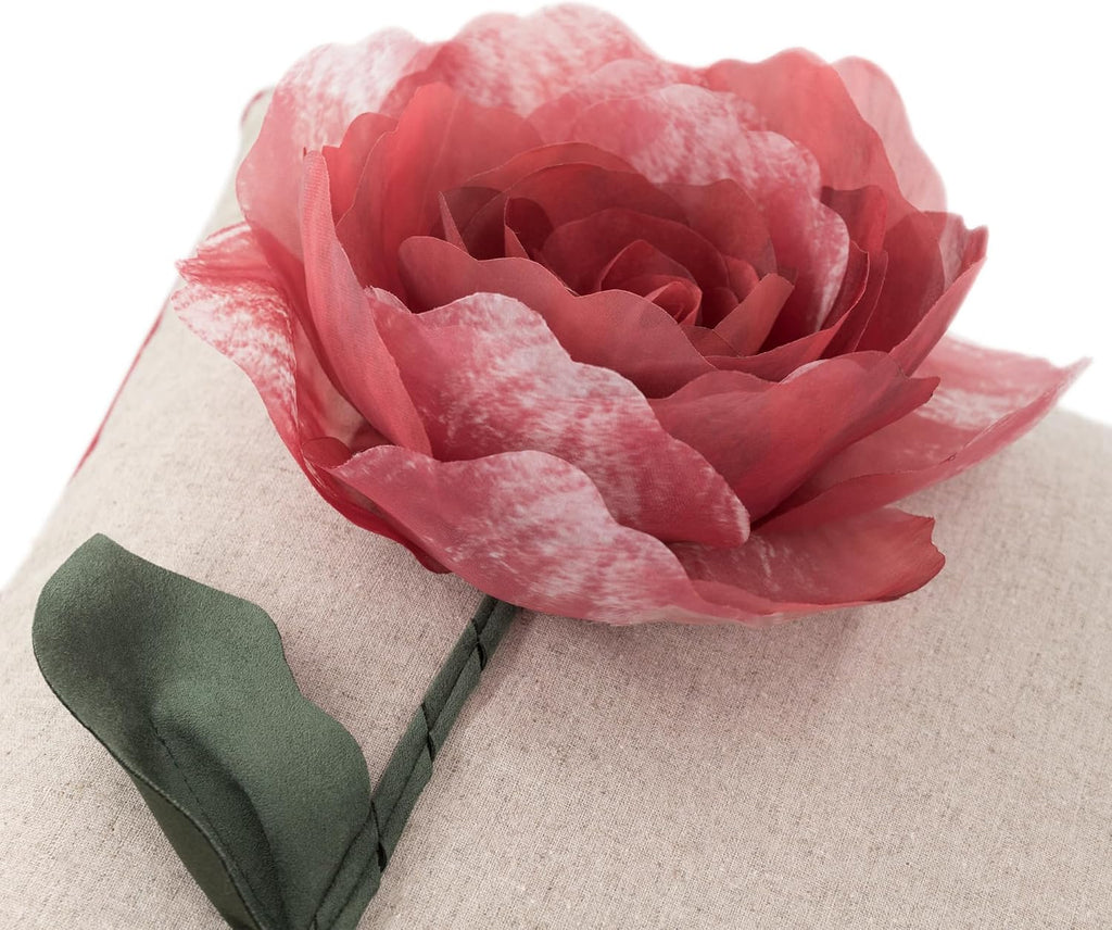 VG|red|Valentine's Day Rose Throw Pillow Cover