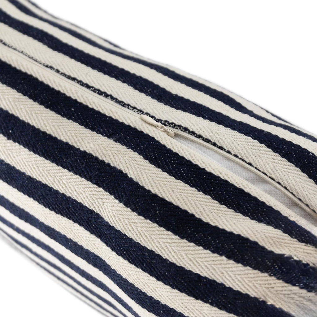 Hand Sewn Button Lumbar Throw Pillow Cover