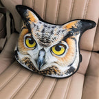 3D Owl Car Neck Pillow Decorative Animal Car Headrest Neck Support for Travel Home Office
