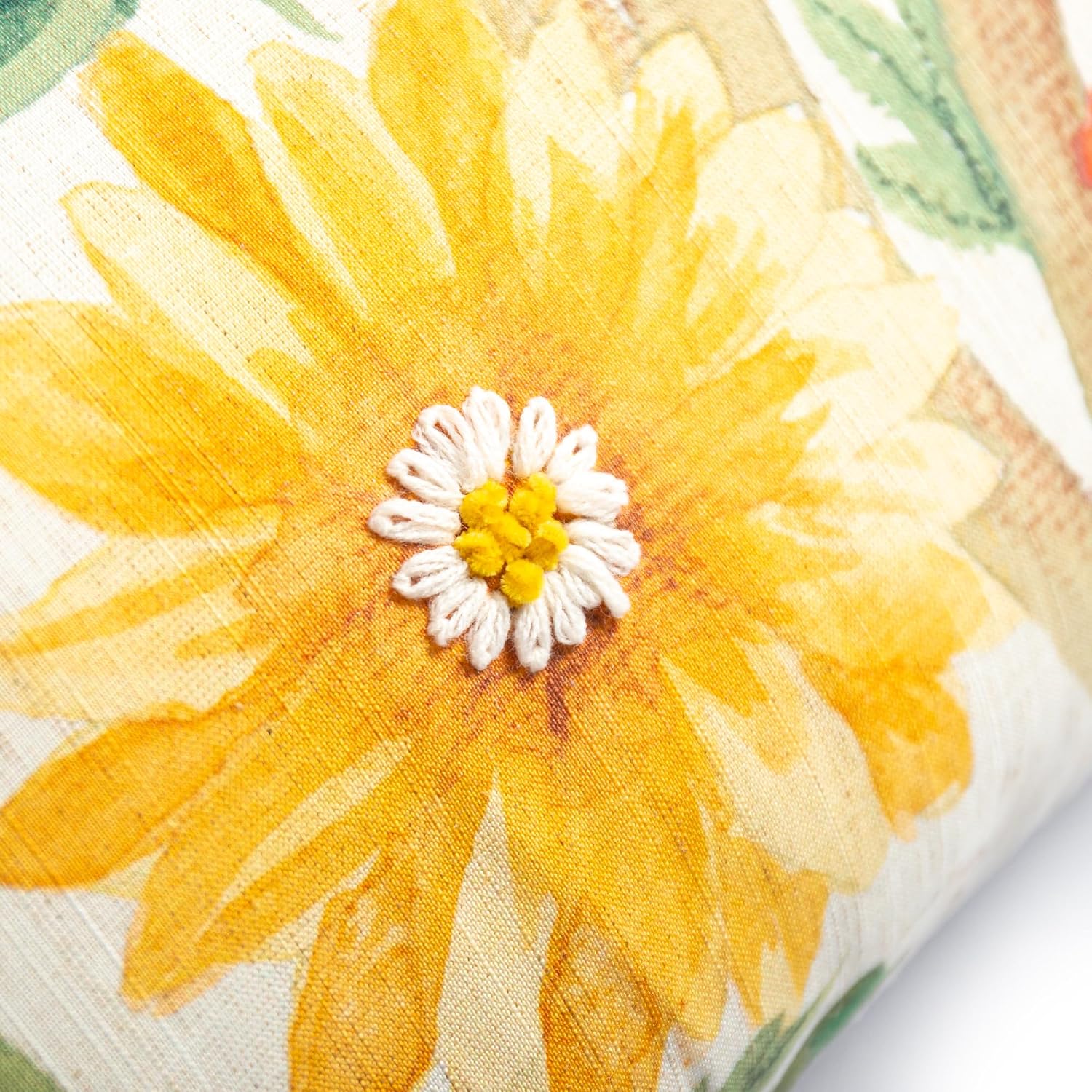 Spring Colorful Flower Long Body Throw Pillow Cover