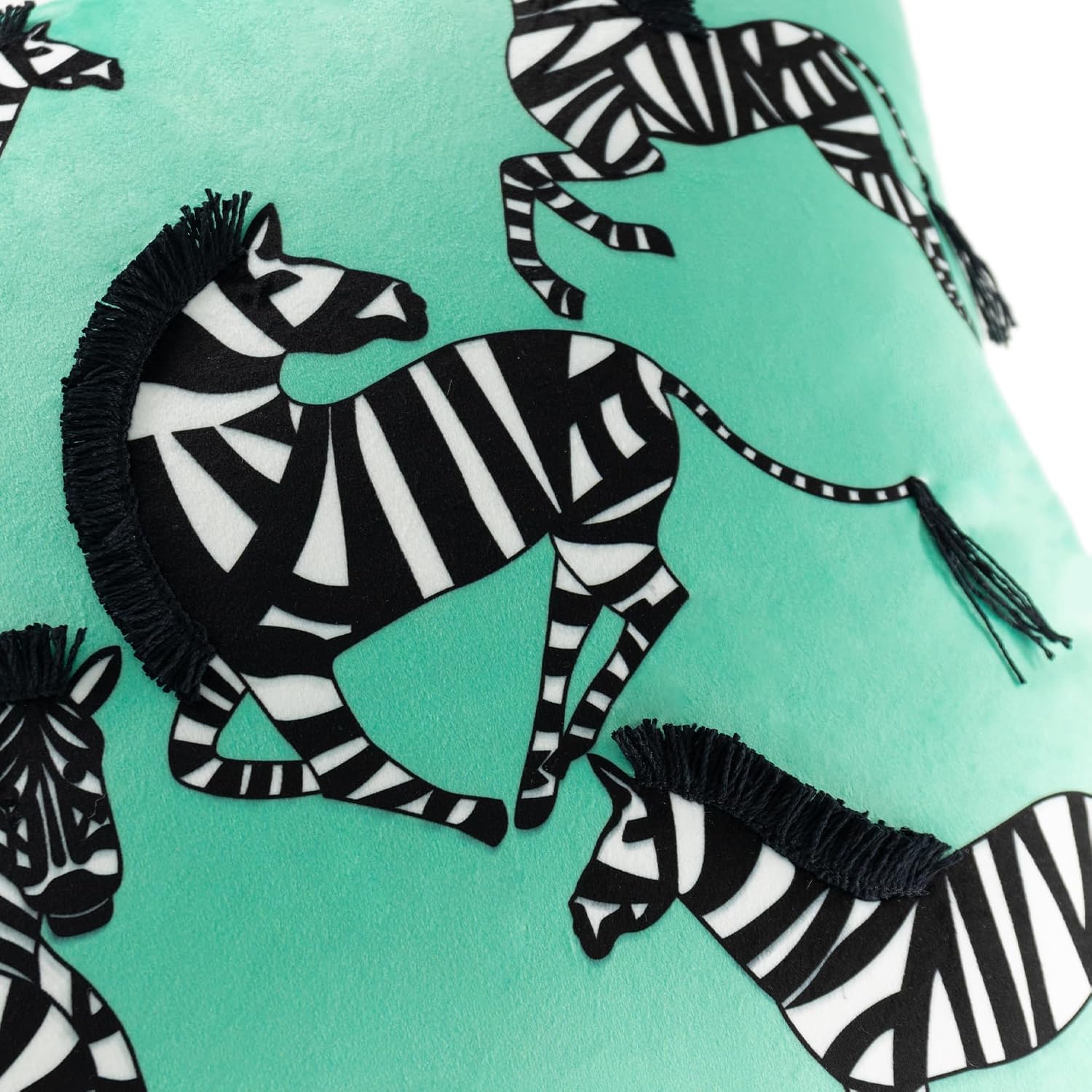 VG|mint-green|Printing Zebra Throw Pillow Cover