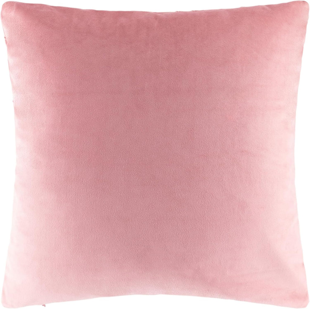 Soft Velvet Decorative Throw Pillow Cover Square Diagonal Stripes Design Pillowcase