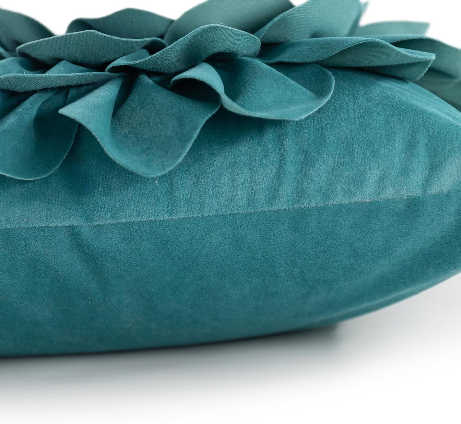 VG|teal-green|3D Flower Throw Pillow Covers