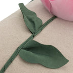 Valentine's Day 3D Rose Throw Pillow Cover, Pink