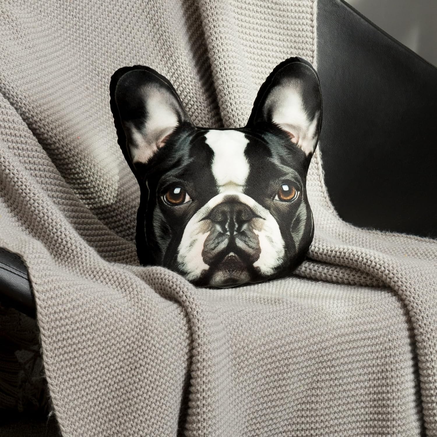 3D Dog Throw Pillow Cute Cushion Decorative Animal Pillow for Bed Sofa Living Room Chair Couch