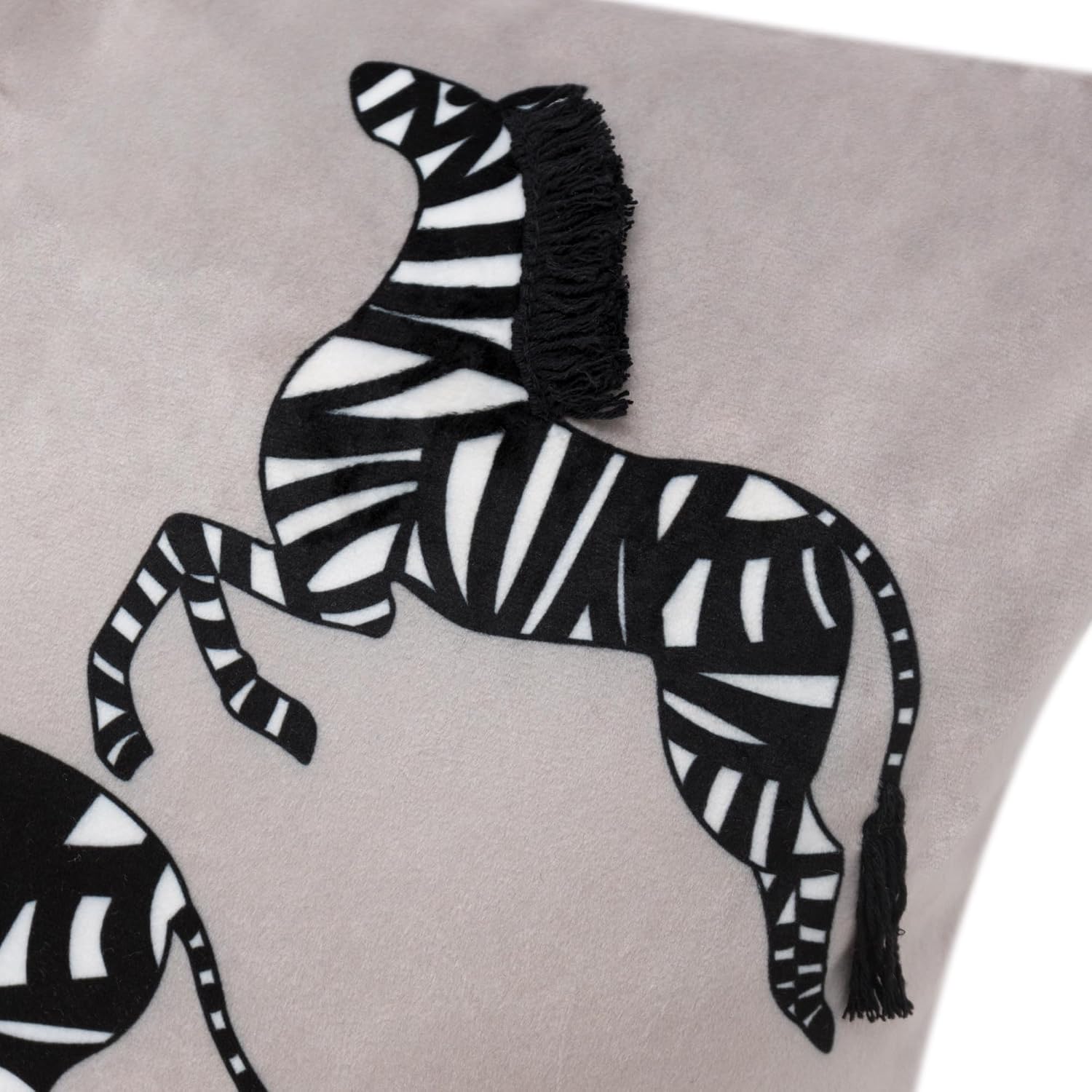 VG|grey|Printing Zebra Throw Pillow Cover