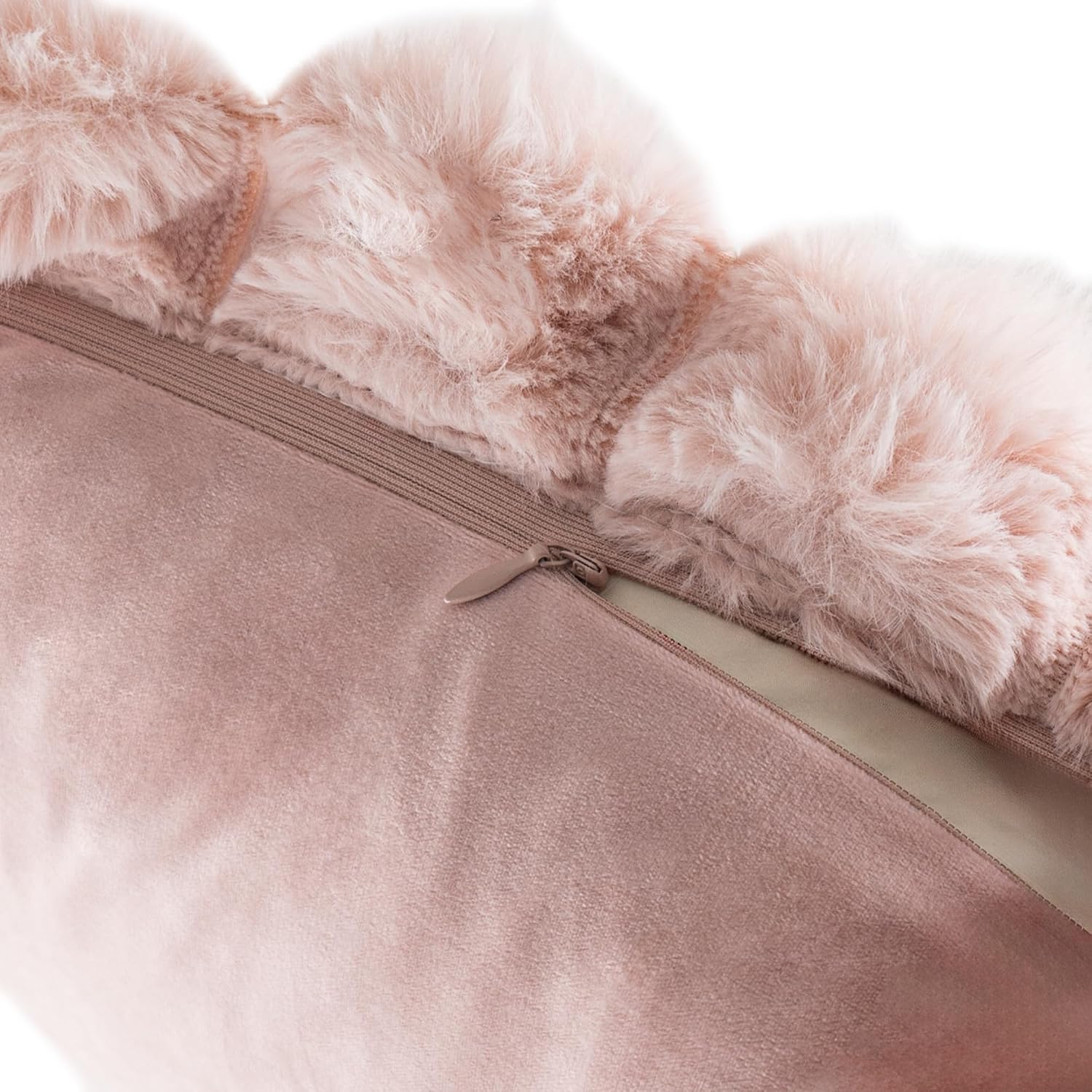 Solid Throw Pillow Cover , Velvet