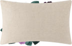 VG|b-middle-purple|3D Flower Throw Pillow Cover
