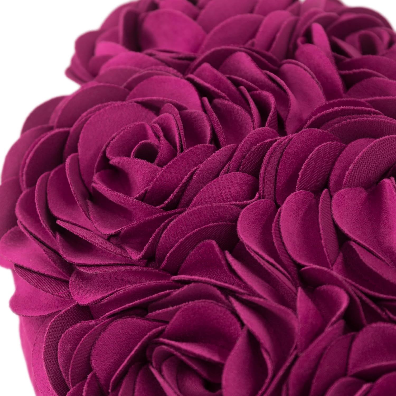 VG|purple-red|Heart Flower Throw Pillow Covers