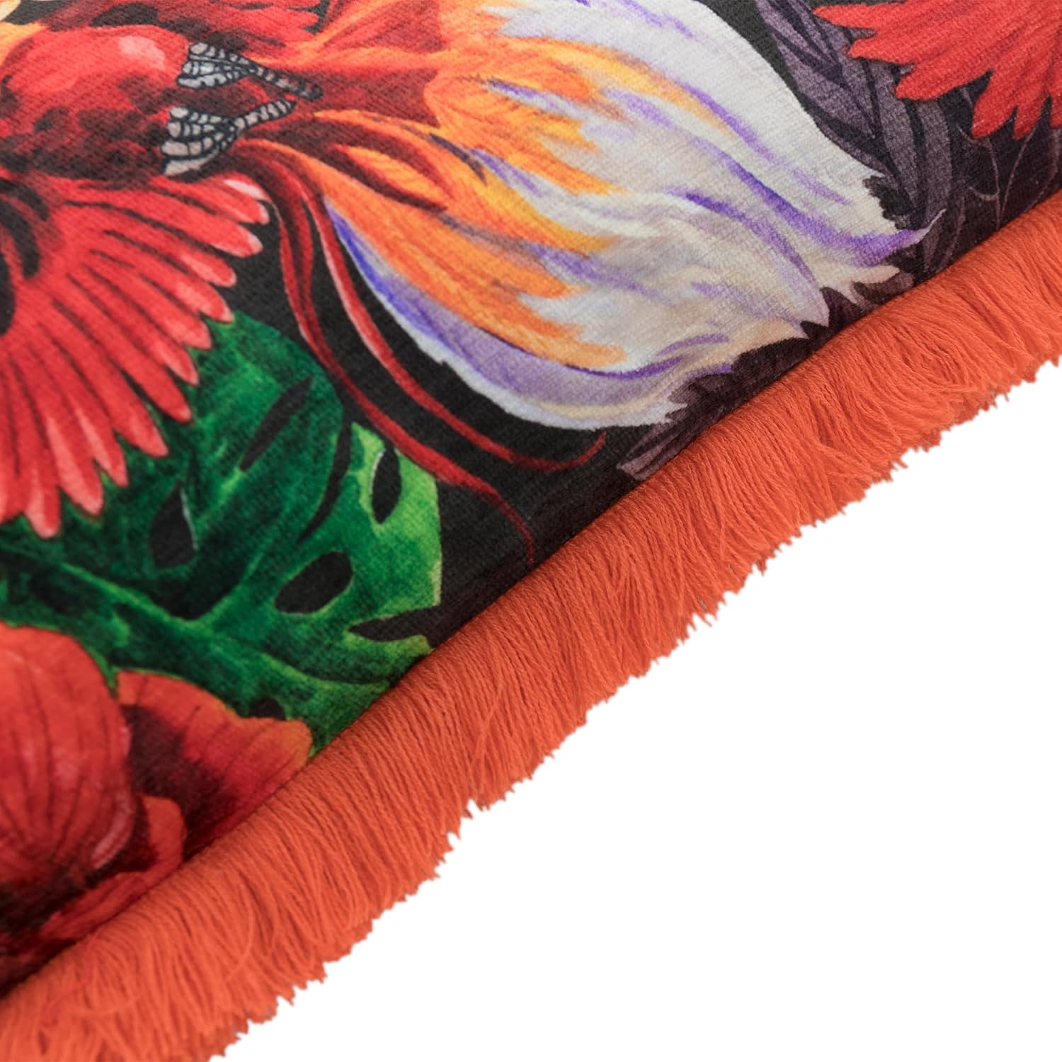 VG|red|Parrot Throw Pillow Cover Soft Pillow Case Decorative Cushion Cover for Sofa Couch Chair Bed Living Room