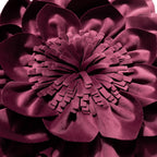 VG|wine-red|3D Flower Throw Pillow Covers